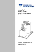 Fresenius Medical Care GranuFlo 450385 Operator'S Manual предпросмотр