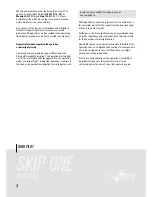 Preview for 3 page of Fresh Breeze SKIP ONE Assembly Instructions & User Manual