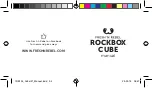 Preview for 1 page of Fresh 'N Rebel Rockbox cube Manual