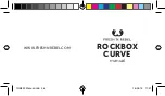 Preview for 1 page of Fresh 'N Rebel ROCKBOX CURVE Manual