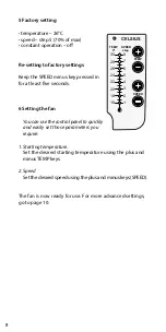 Preview for 8 page of Fresh INTELLIVENT CELSIUS Manual