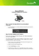 Freshtel Sipura SPA-841 Automatic Configuration Instructions preview