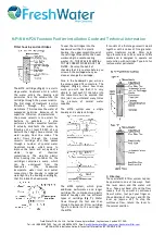 Preview for 3 page of FreshWater MP1K Installation Manual And Technical Information