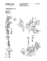 Freud FT750T Spare Parts List preview