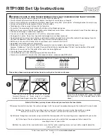 Предварительный просмотр 2 страницы Freud RTP1000 Set Up And Instructions Manual