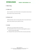 Preview for 8 page of Freund FE-IPDS-21P User Manual