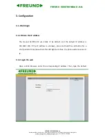 Preview for 9 page of Freund FE-IPDS-21P User Manual