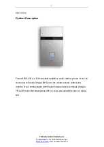 Preview for 3 page of Freund FE-IPDS-23P User Manual