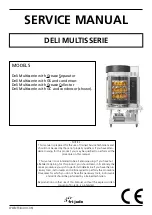 Preview for 1 page of Fri-Jado Deli Multisserie Service Manual