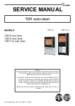 Fri-Jado TDR auto-clean Service Manual preview