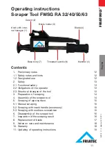 Preview for 11 page of FRIATEC FRIATOOLS FWSG RA 32 Operating Instructions Manual