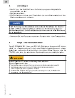 Preview for 12 page of FRIATEC friatools series Operating Instructions Manual