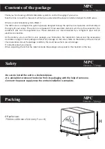 Preview for 2 page of Friax MPC Genesis 30 Installation Manual