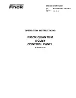 Предварительный просмотр 1 страницы Frick Quantum ACUair Operation Instructions Manual