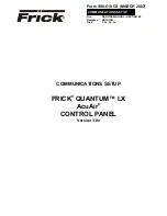 Preview for 1 page of Frick QUANTUM LX AcuAir Manual