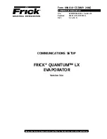 Preview for 1 page of Frick QUANTUM LX Control Panel Service Manual