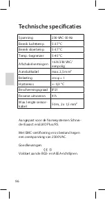 Предварительный просмотр 98 страницы Frico 276542 Manual