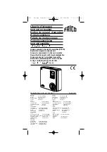 Frico CFR1R Instruction Booklet preview