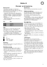 Предварительный просмотр 11 страницы Frico Elektra H Series Mounting And Assembly Instruction