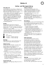 Предварительный просмотр 17 страницы Frico Elektra H Series Mounting And Assembly Instruction