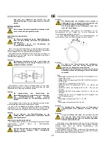 Предварительный просмотр 12 страницы Frico HG105A Instruction Manual