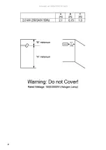 Предварительный просмотр 2 страницы Frico Infrasmart IHS20W/B/S24 Assembly And Operating Instructions Manual