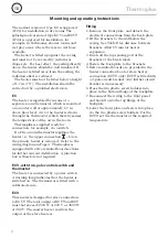 Preview for 7 page of Frico Thermoplus Instructions For Operation Manual