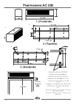 Предварительный просмотр 2 страницы Frico Thermozone AC 200 Series Assembly And Operation Instructions Manual