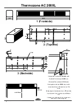 Предварительный просмотр 2 страницы Frico Thermozone AC 200XL Manual