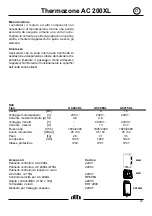Предварительный просмотр 25 страницы Frico Thermozone AC 200XL Manual