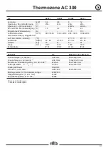 Preview for 31 page of Frico Thermozone AC 300 Installation And Operating Instructions Manual