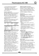 Предварительный просмотр 41 страницы Frico Thermozone AC 300 Installation And Operating Instructions Manual