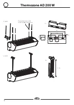 Предварительный просмотр 4 страницы Frico Thermozone AD 200 W Series Assembly And Operating Instructions Manual