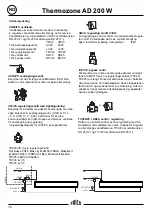 Предварительный просмотр 16 страницы Frico Thermozone AD 200 W Series Assembly And Operating Instructions Manual