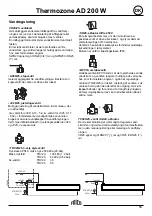 Предварительный просмотр 59 страницы Frico Thermozone AD 200 W Series Assembly And Operating Instructions Manual