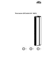 Preview for 1 page of Frico Thermozone AD Corinte A/E User Manual