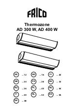 Preview for 1 page of Frico Thermozone AD310W Manual