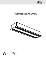 Frico Thermozone AR210E09 Assembly And Operating Instructions Manual preview