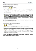 Preview for 22 page of FRICON THC 170 Maintenance And Operation Instructions