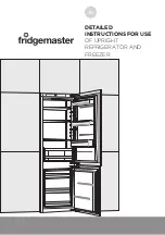 Preview for 1 page of Fridgemaster MBC54260F Detailed Instructions For Use