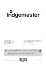 Preview for 36 page of Fridgemaster MBC54260F Detailed Instructions For Use