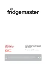 Preview for 17 page of Fridgemaster MBUR60121MF Owner'S Manual