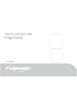 Предварительный просмотр 1 страницы Fridgemaster MC55174FF User Manual