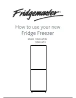 Preview for 1 page of Fridgemaster MC55210 Manual