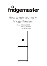 Fridgemaster MC55240MD How To Use Manual preview