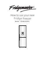 Preview for 1 page of Fridgemaster MC60283DFFB User Manual