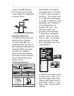 Preview for 9 page of Fridgemaster MC60283DFFB User Manual