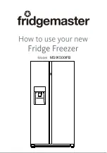 Fridgemaster MS91500IFB Manual предпросмотр