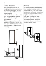 Preview for 9 page of Fridgemaster MS91500IFB Manual