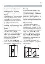 Preview for 20 page of Fridgemaster MS91500IFB Manual